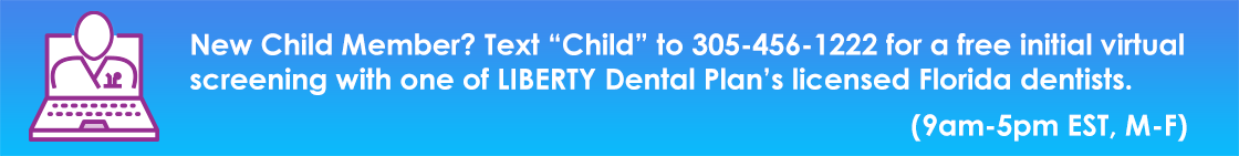LIBERTY Dental Plan Florida Homepage Above Hero Image
