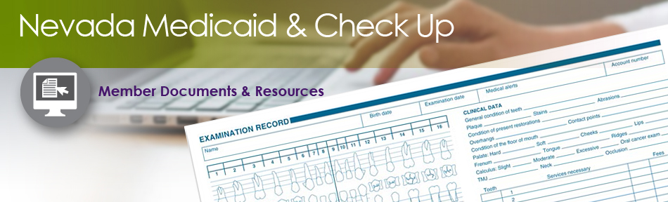 NV Medicaid member documents resources